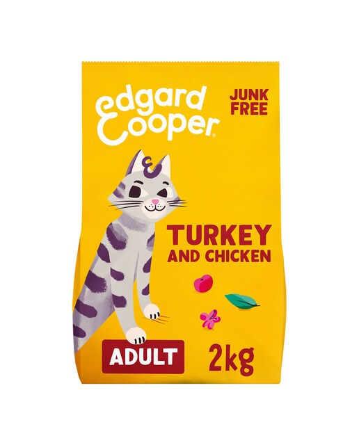 Edgard & Cooper - Pienso para gatos adultos Edgard & Cooper pavo y pollo sin cereales
