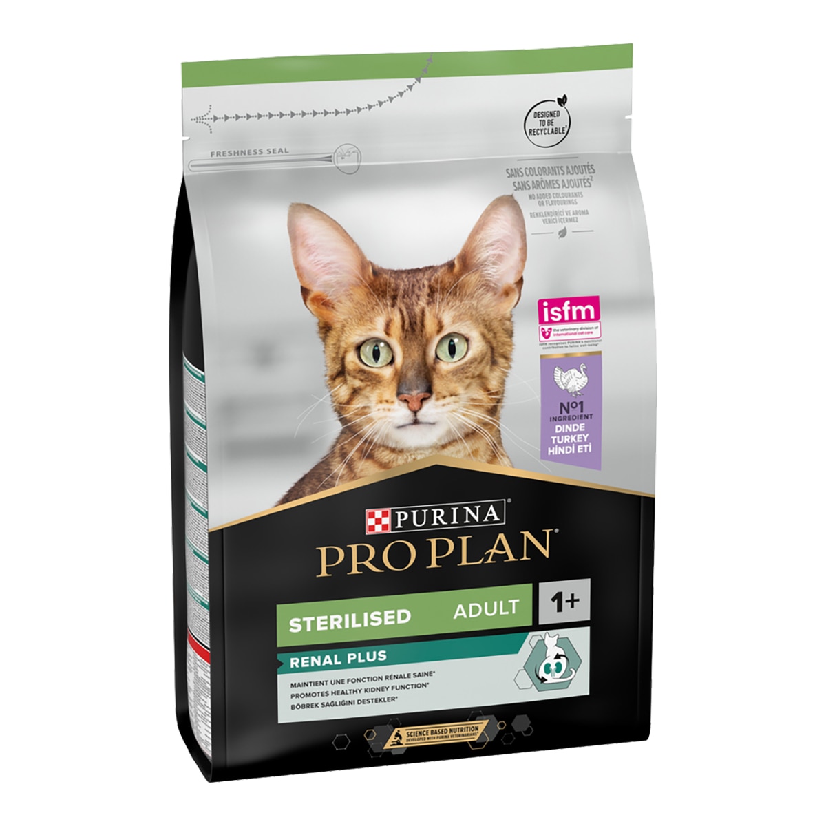 Imagen 0 de Pienso para gatos esterilizados Purina Pro Plan Renal Plus pavo
