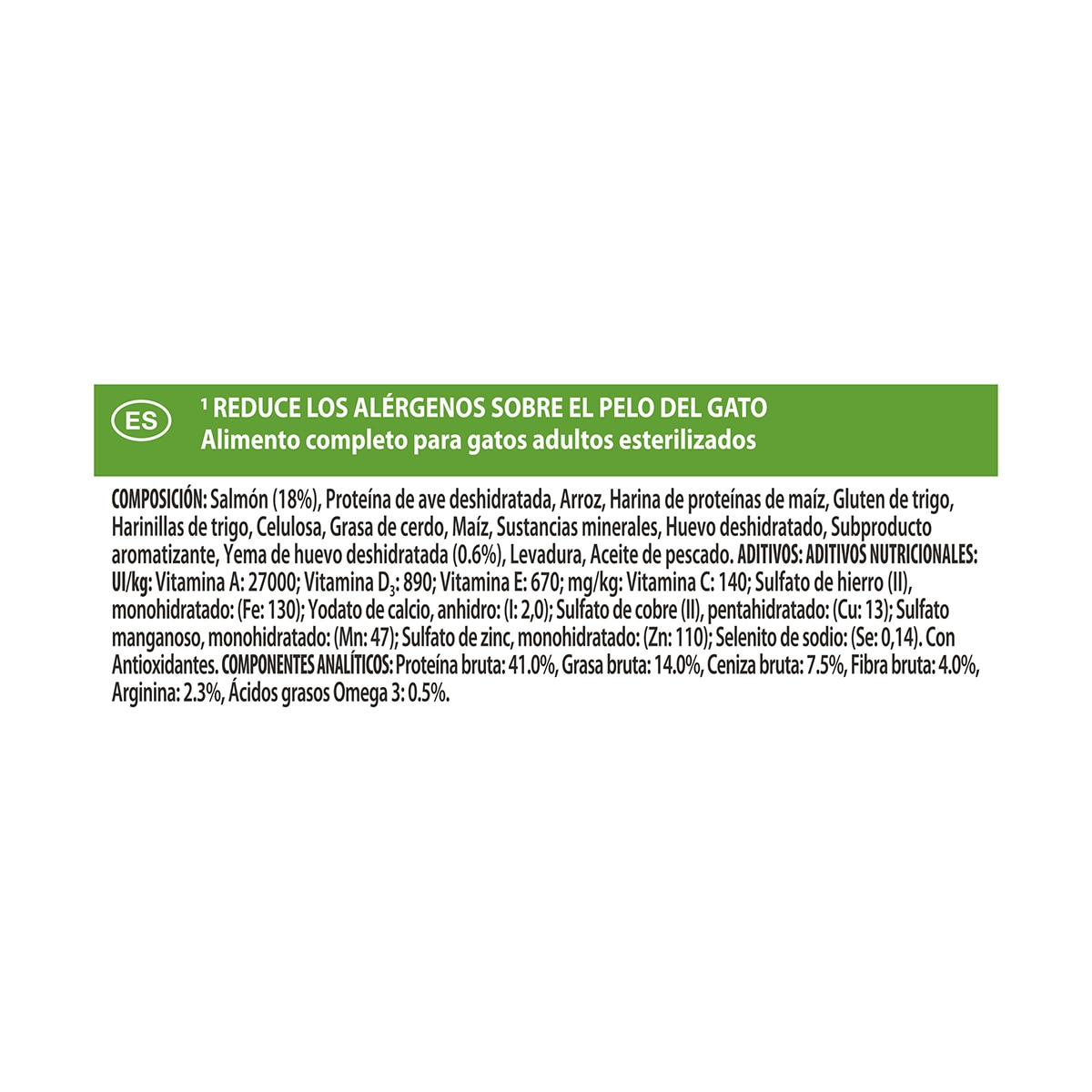 Pienso para gatos adultos esterilizados Purina Pro Plan Liveclear salmón 1,4 kg 6