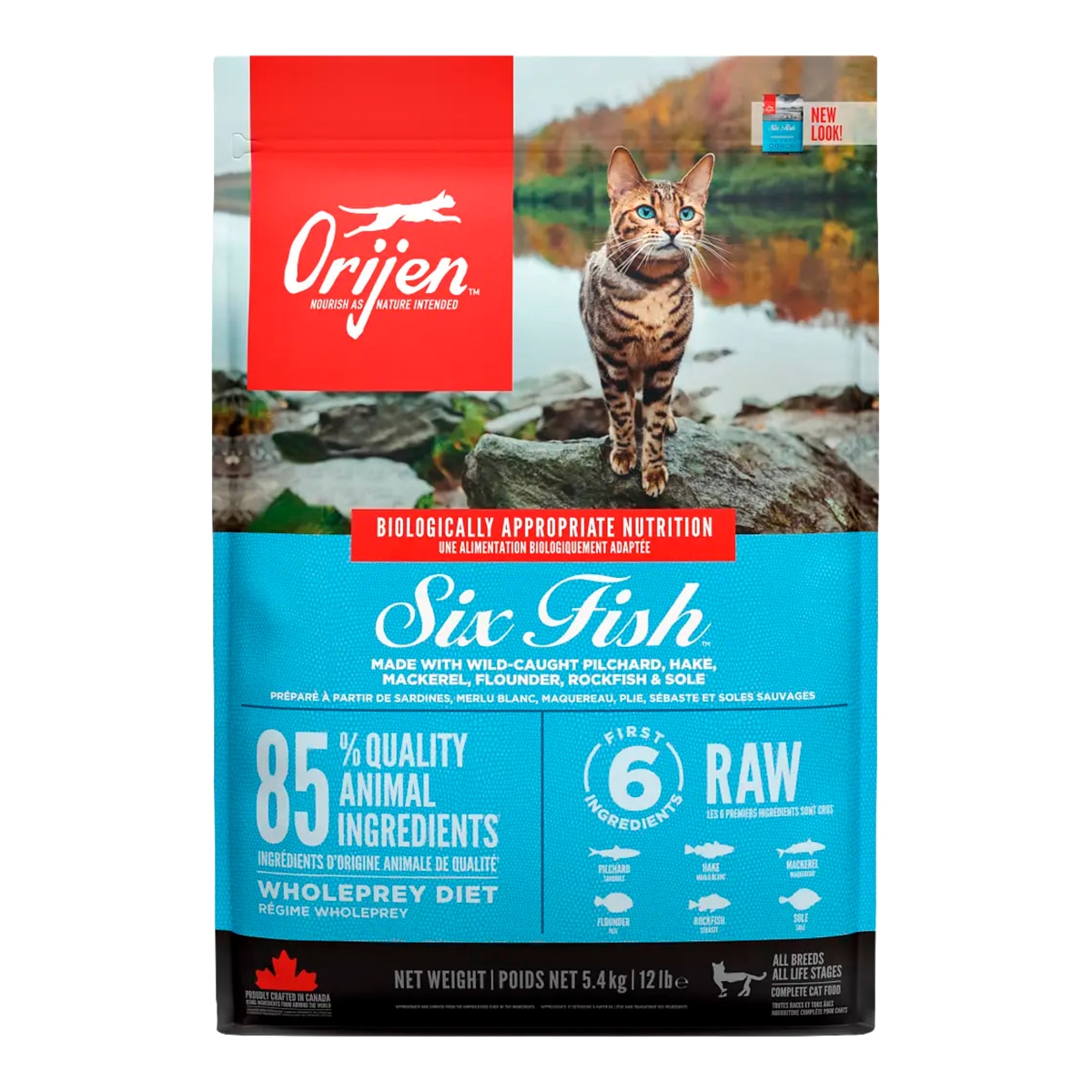 Imagen 0 de Pienso para gatos sabor pescados Orijen 5,4 kg