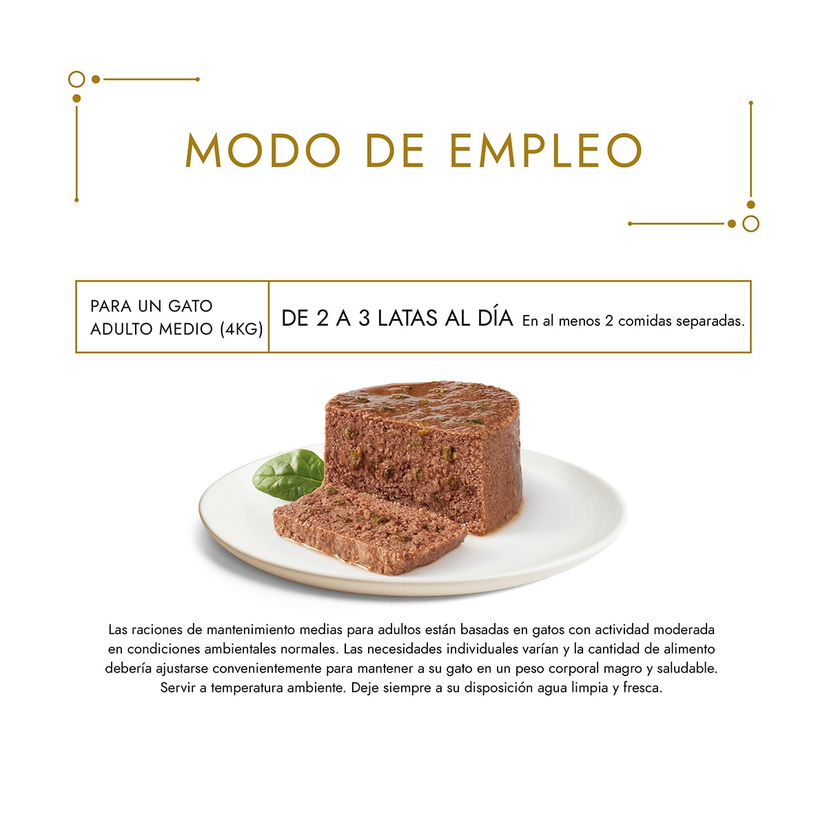 Comida húmeda para gatos adultos Gourmet Gold Mousse pato con espinacas 85 g 3