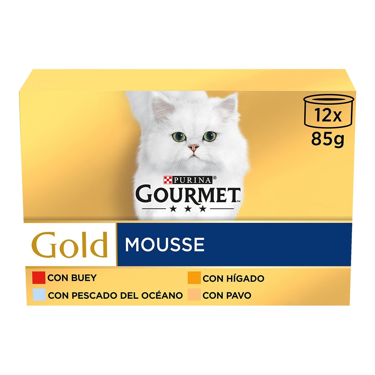 Gourmet Gold - Comida húmeda para gatos adultos Gourmet Gold Mousse Pack surtido