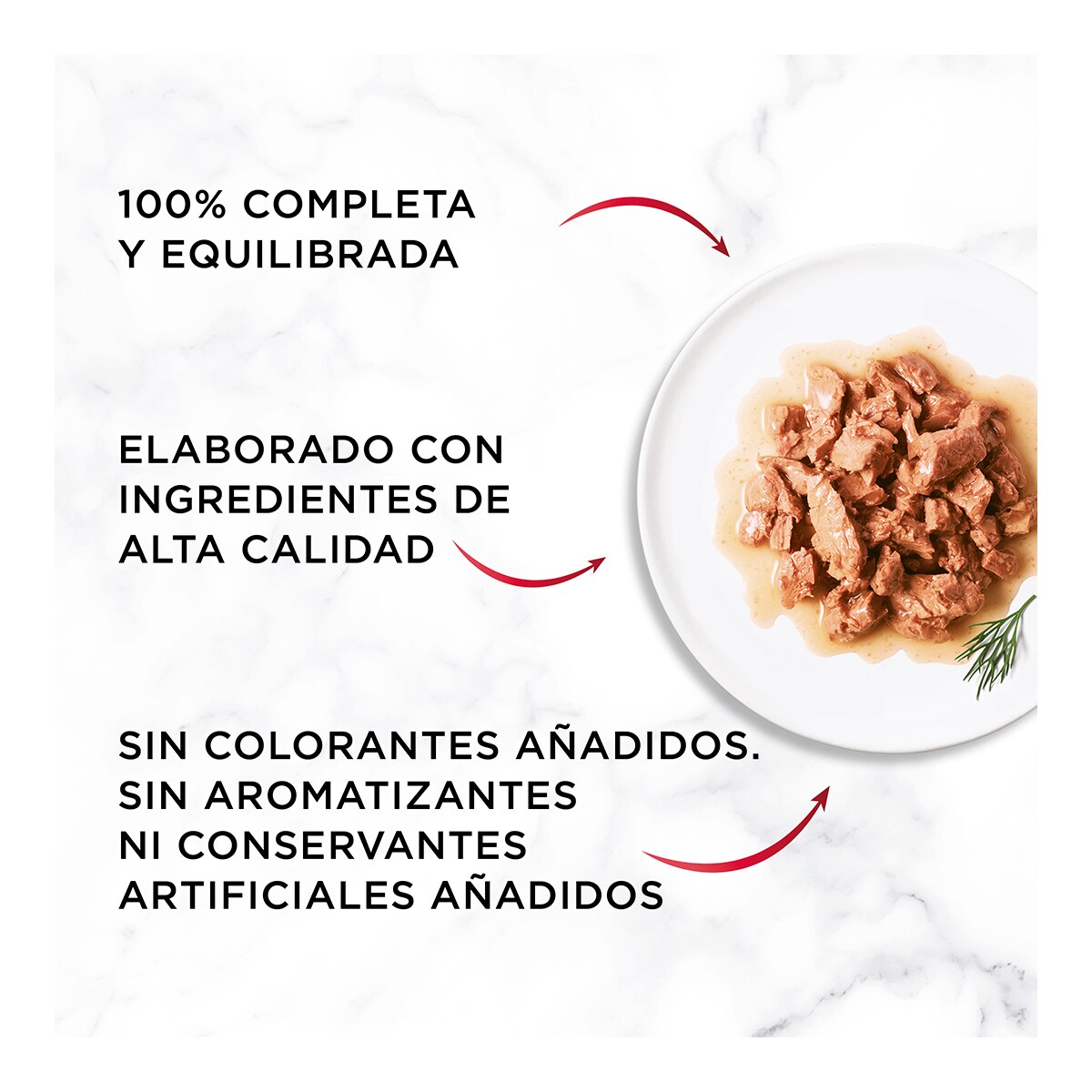 Comida húmeda para gatos adultos Gourmet Mon Petit Selección de aves 6 x 50 g 6