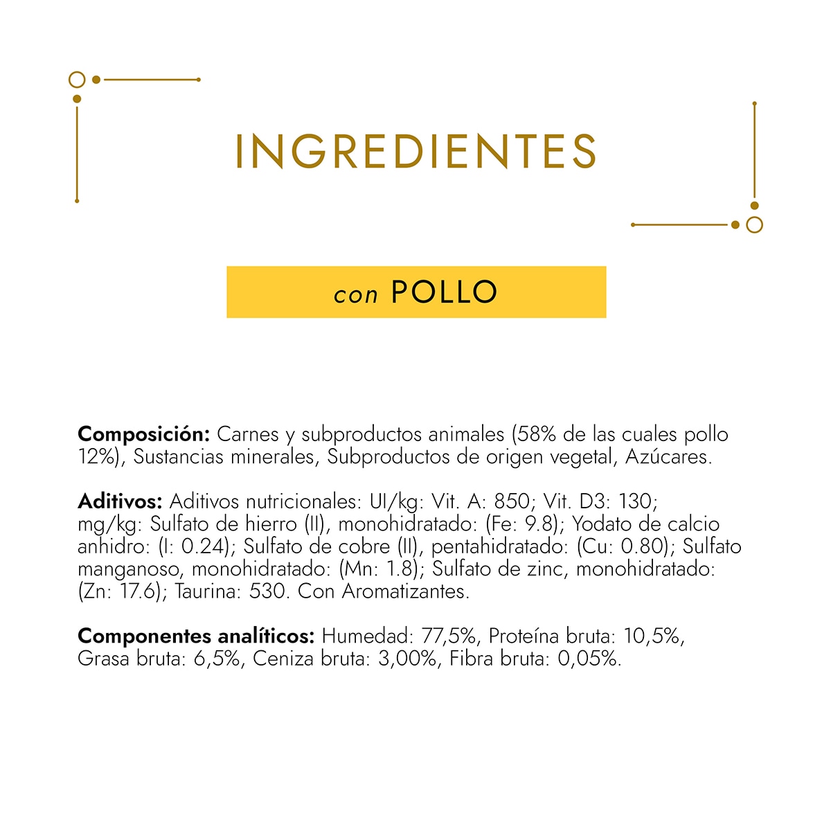 Comida húmeda para gatos adultos Gourmet Gold Mousse pollo 85 g 4