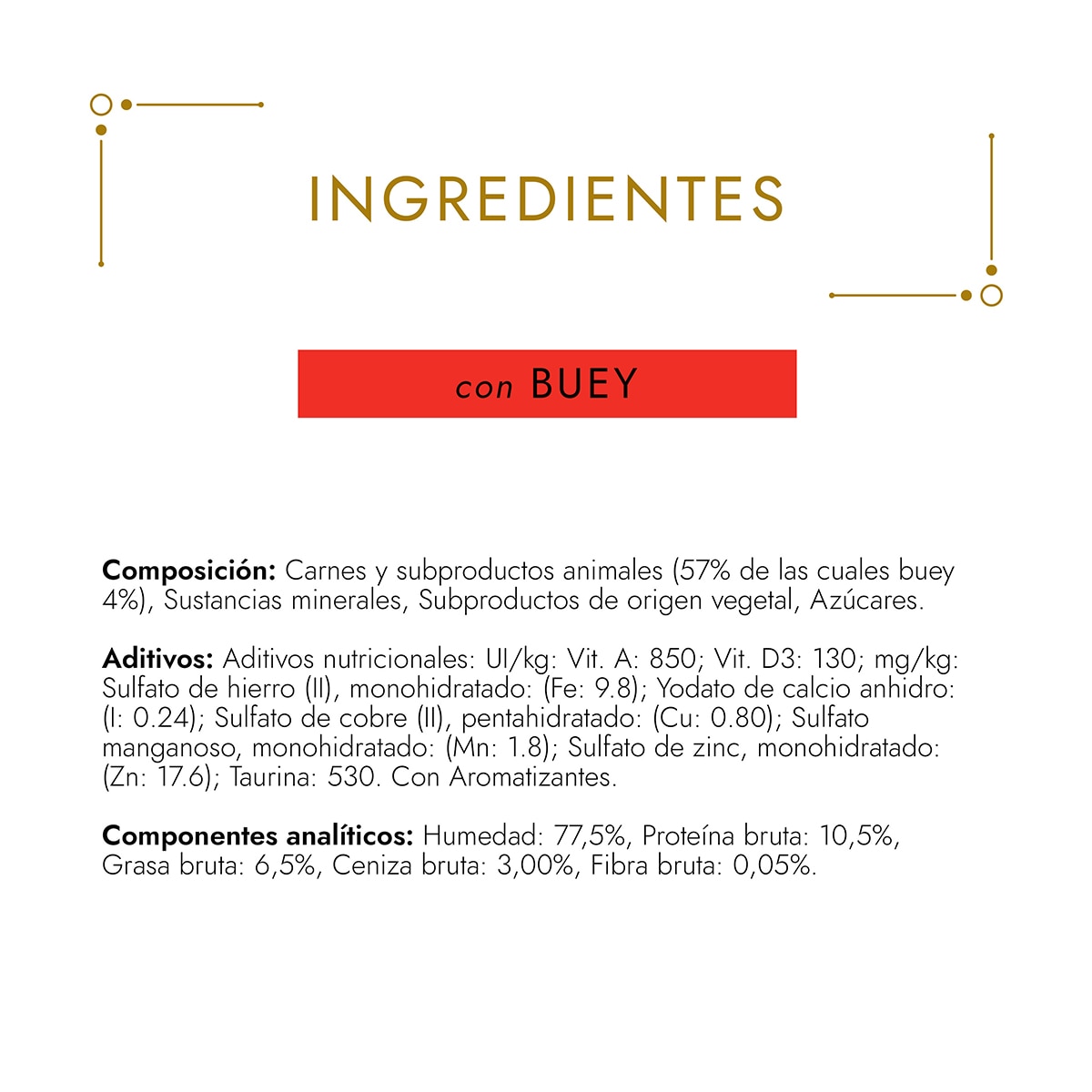 GOURMET Gold Mousse comida húmeda para gatos con buey lata 85 g 4