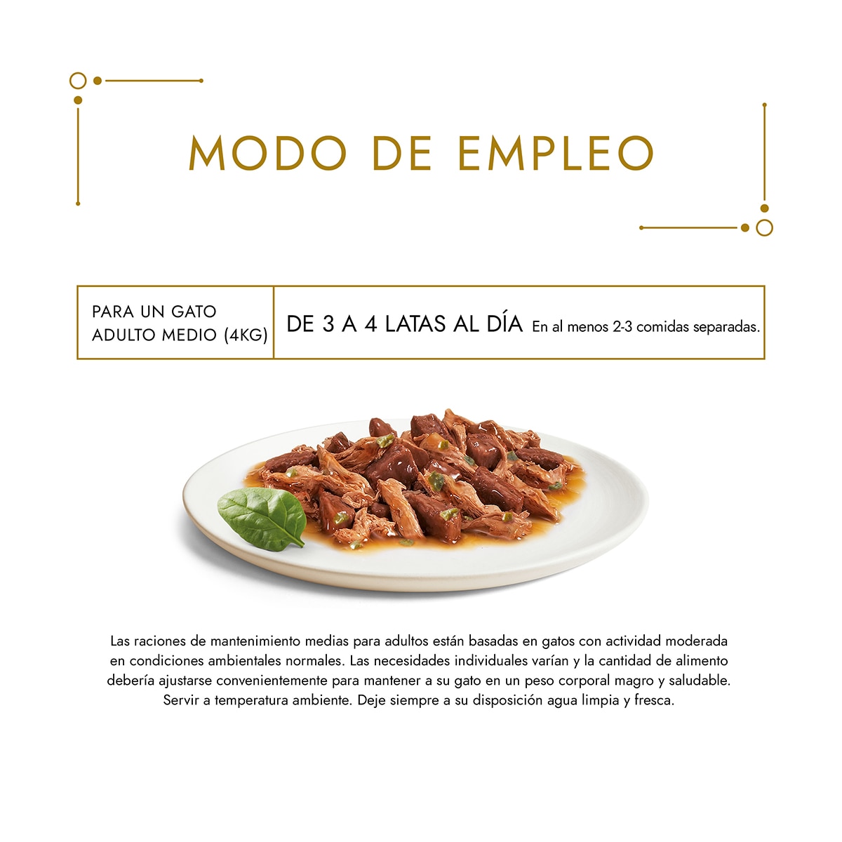 Comida húmeda para gatos adultos Gourmet Gold Doble Placer pescado del Océano con espinacas 85 g 2