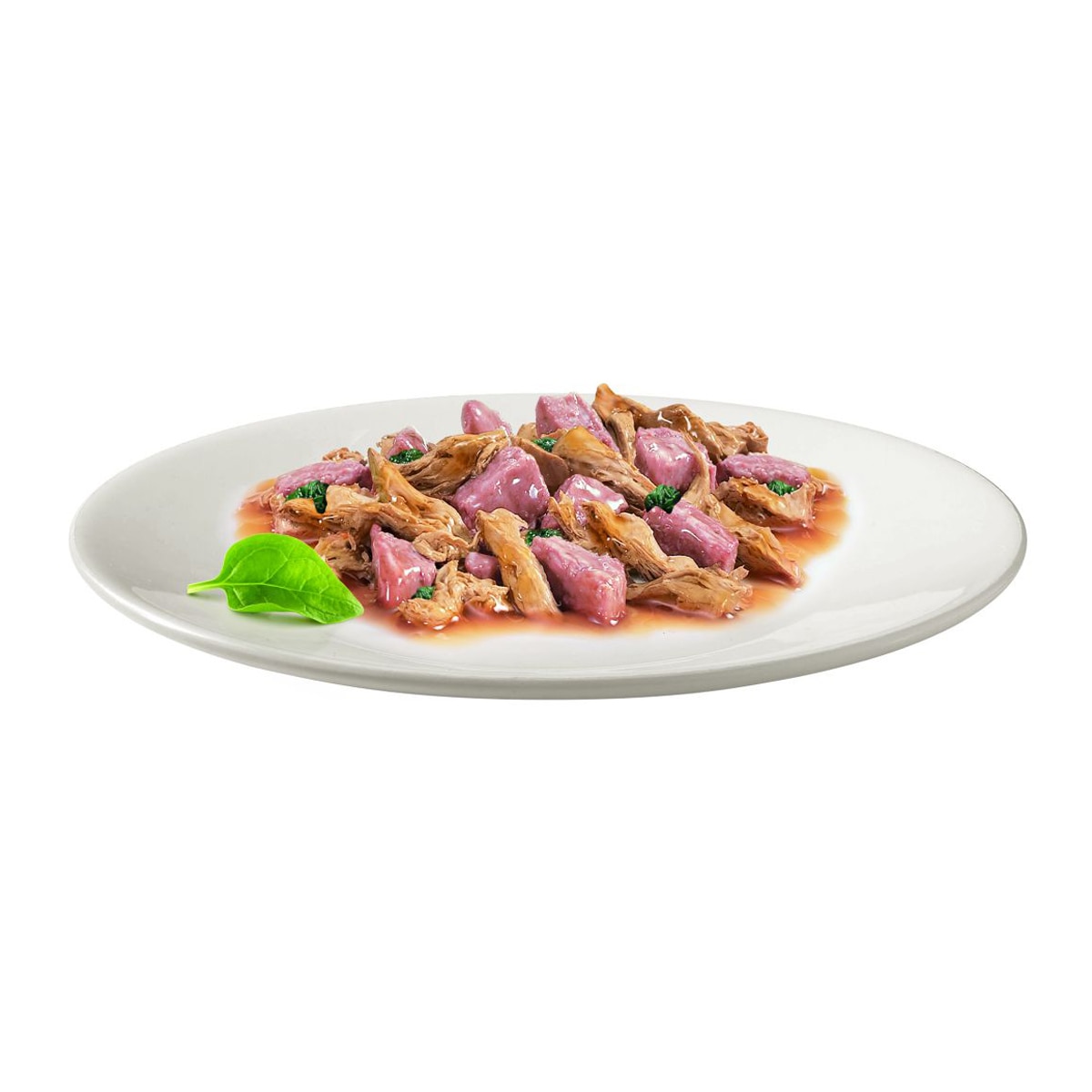 Comida húmeda para gatos adultos Gourmet Gold Doble Placer pescado del Océano con espinacas 85 g 4