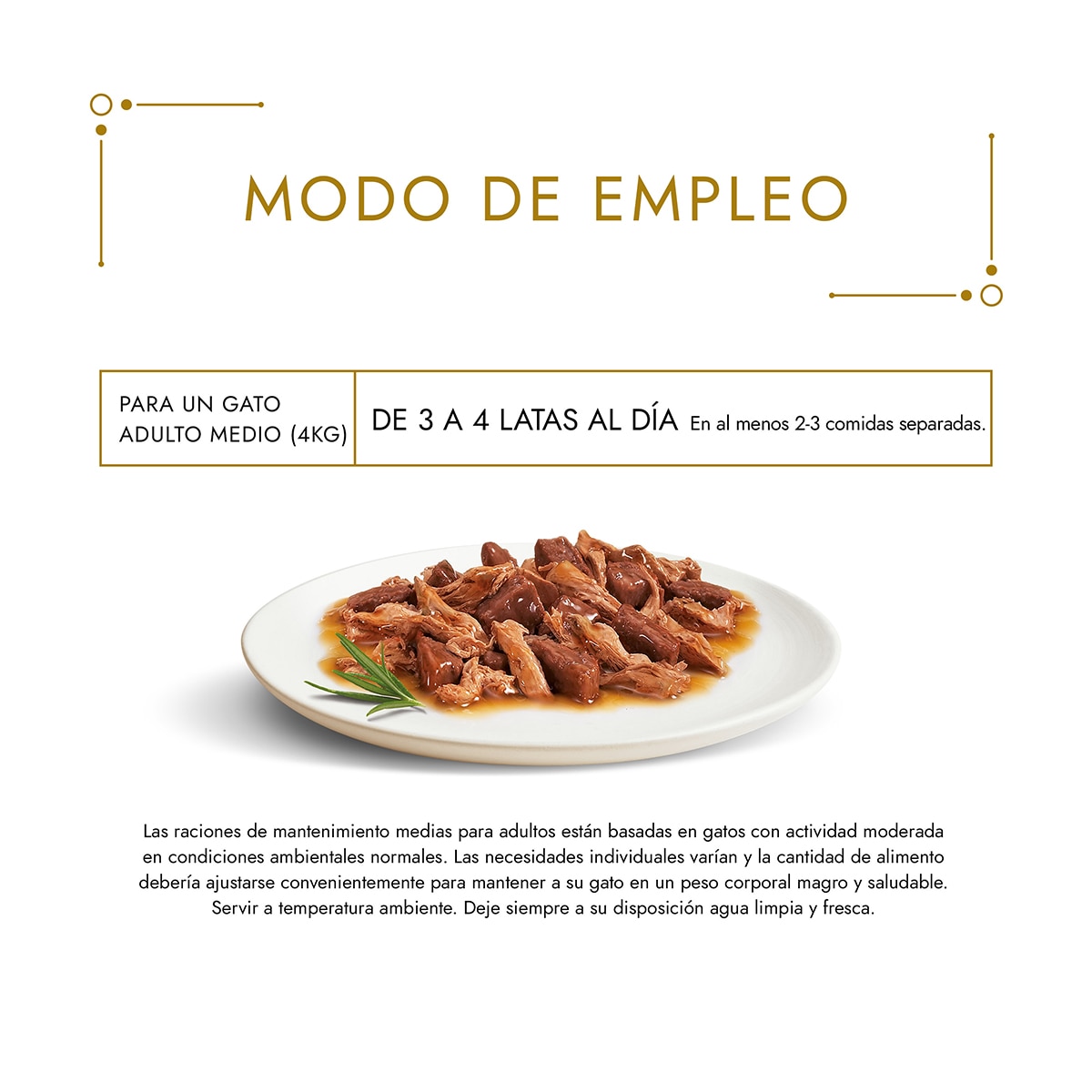Comida húmeda para gatos adultos Gourmet Gold Doble Placer Mix 2