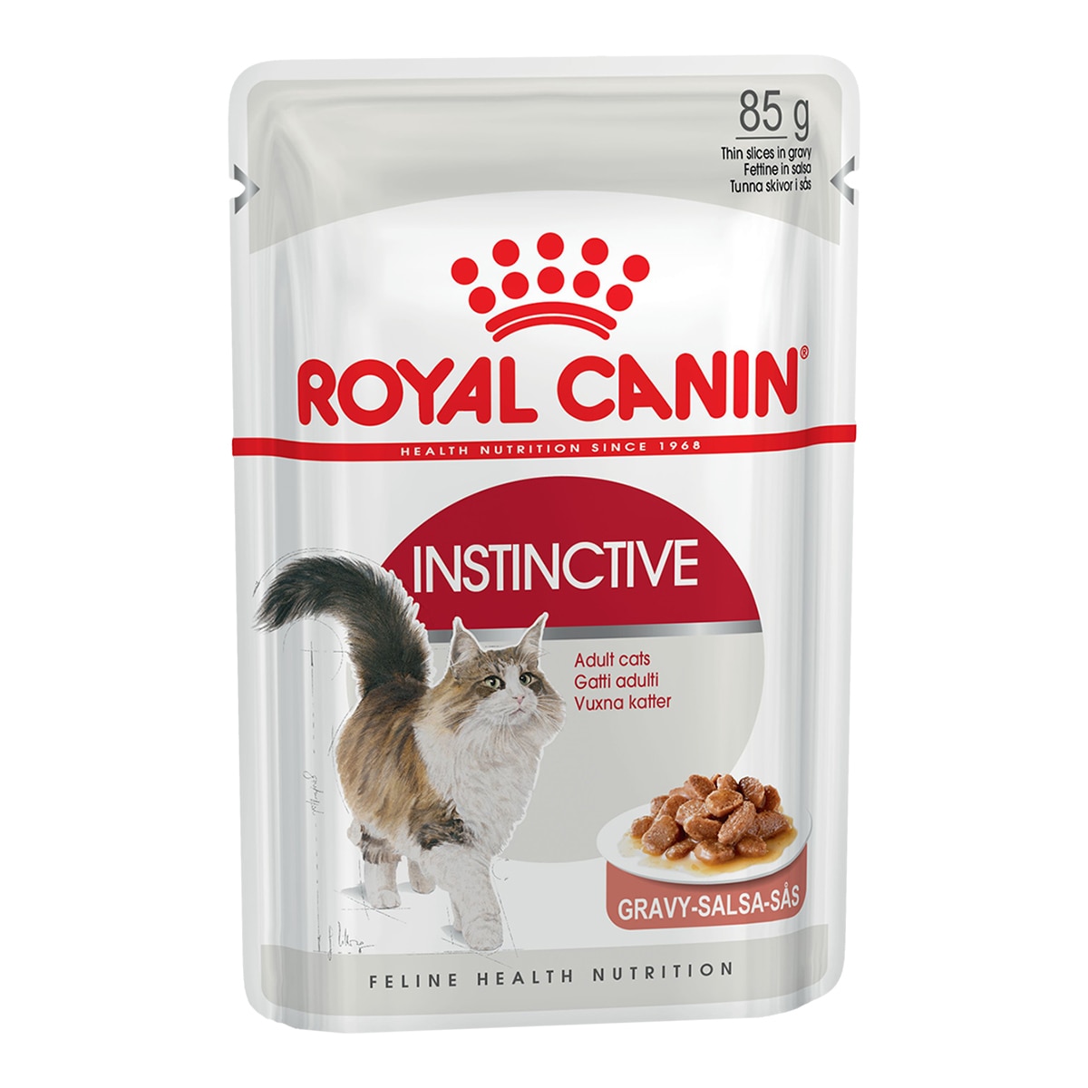 Royal Canin - Comida húmeda para gatos adultos Royal Canin Instinctive en salsa 85 g