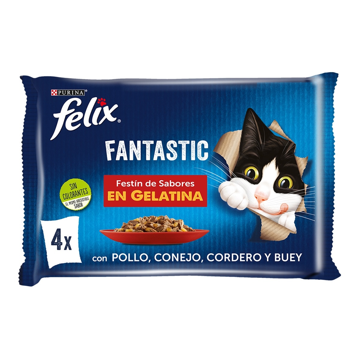 Felix Fantastic - Comida húmeda para gatos Félix Fantastic Festín de sabores