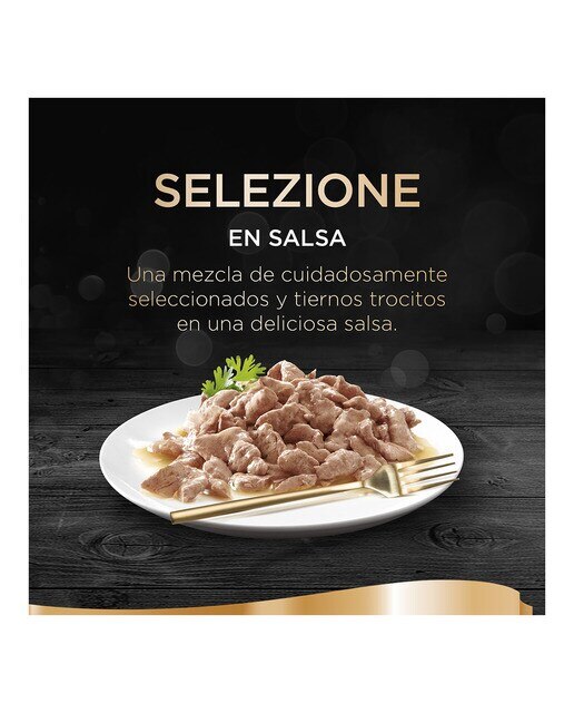 Comida húmeda para gatos adultos Sheba Selección pescado en salsa 4 x 85 g 8