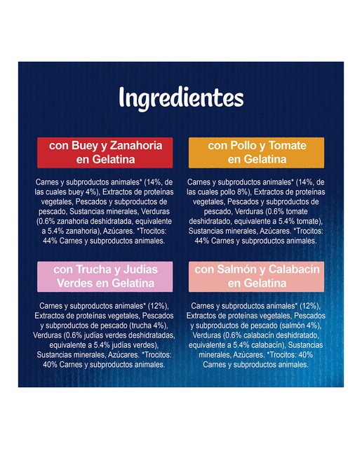 Comida húmeda para gatos adultos Felix Fantastic Selección con verduras 4 x 85 g 5