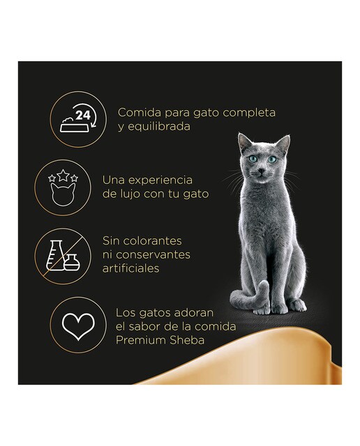 Comida húmeda para gatos adultos Sheba Delices Du Jour Selección aves 6x50 g 3