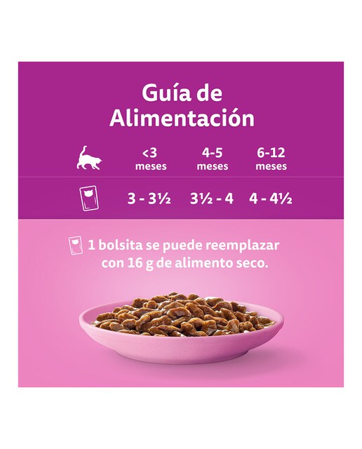 Comida húmeda para gatos Whiskas Junior Selección Carne 4 x 85 g 4