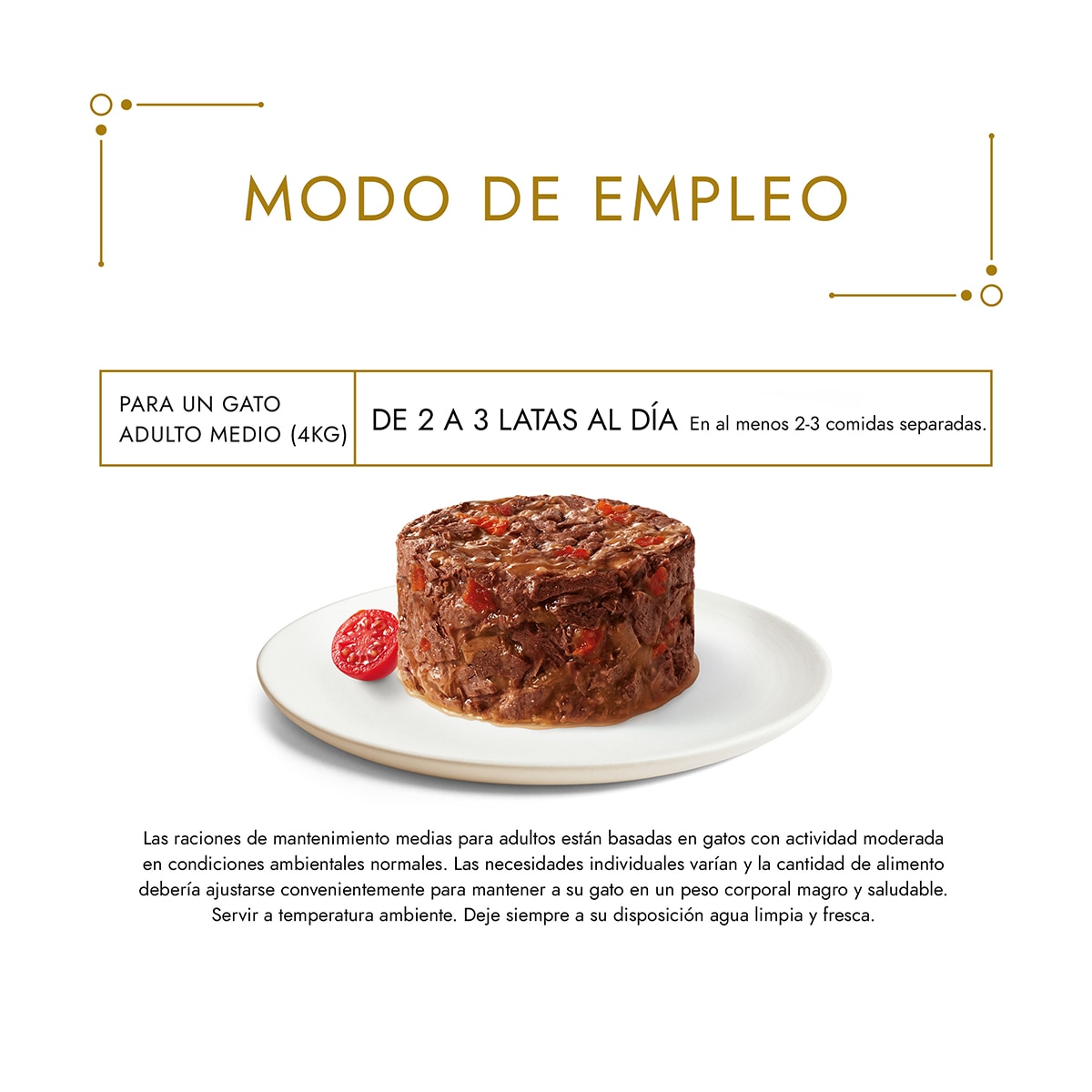 GOURMET Gold Tartalette comida húmeda para gatos con buey y tomates lata 85 g 3