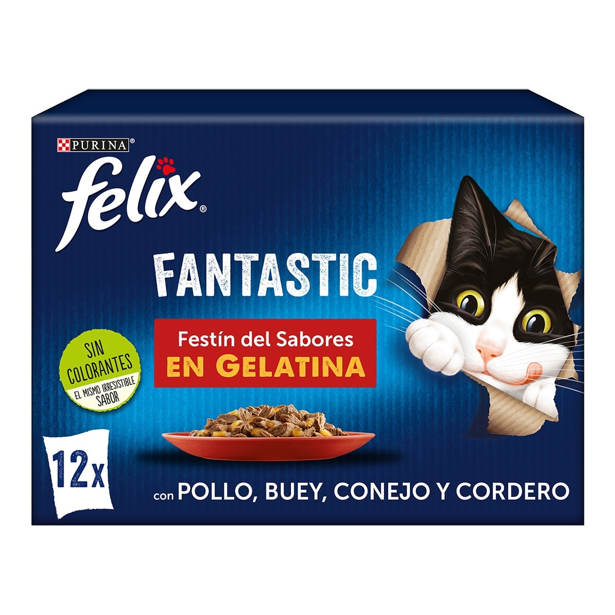 Felix Fantastic - Comida húmeda para gatos Félix Fantastic Festín de sabores