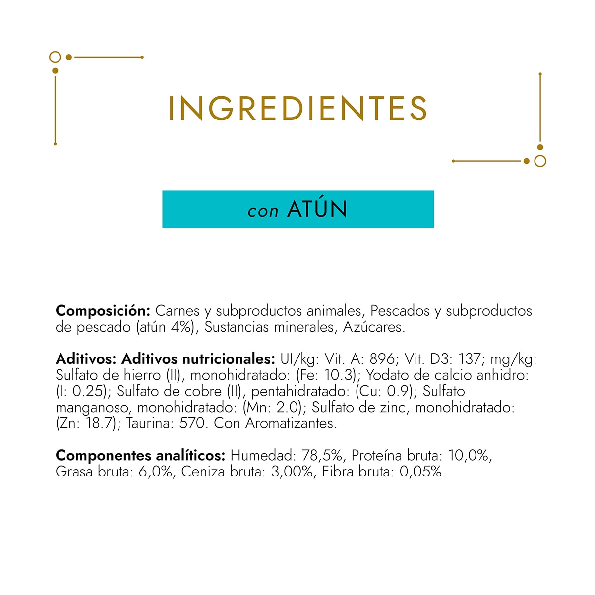 Comida húmeda para gatos adultos Gourmet Gold Fondant atún 85 g 4