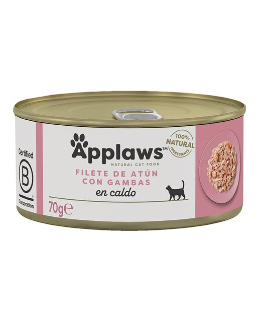 Applaws - Comida húmeda para gatos adultos Applaws atún y gambas 70 g