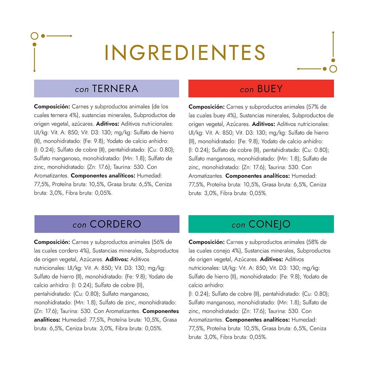 Comida húmeda para gatos adultos Purina Gourmet Gold Mousse multivariedad 24x85 g 4