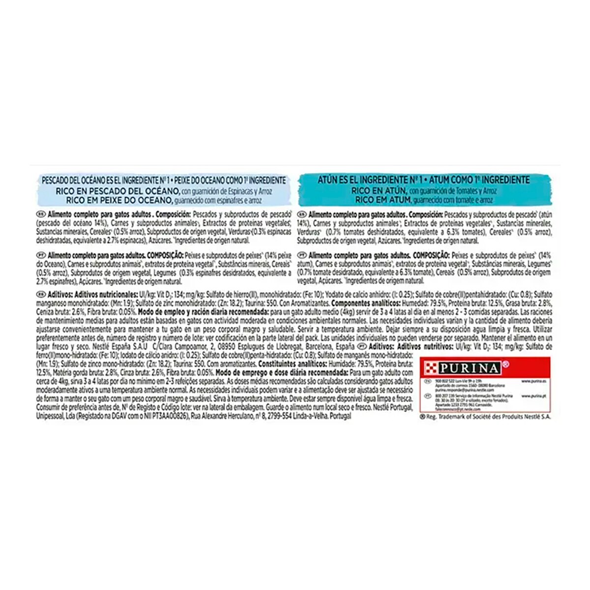 GOURMET Nature's Creations comida húmeda para gatos con atún 4 latas 85 g 2