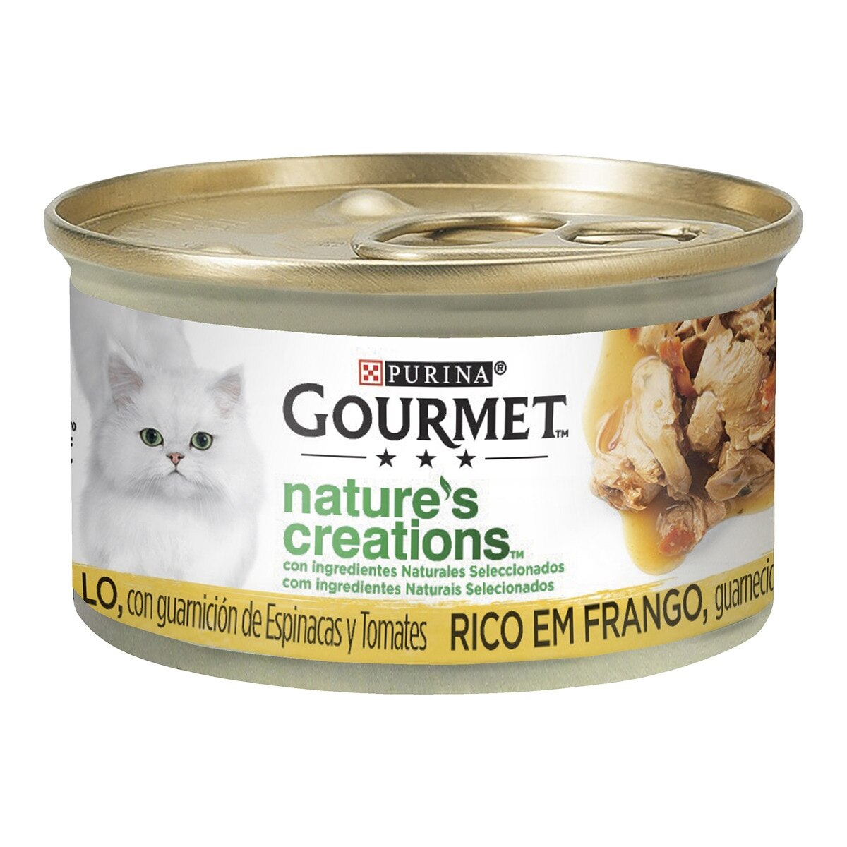 Gourmet Nature's Creations - Comida húmeda para gatos adultos Purina Gourmet Nature's Creations filetes pollo…
