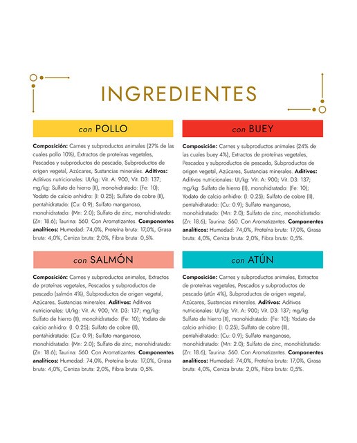 Comida húmeda para gatos adultos Purina Gourmet Gold Tartelette multivariedad 12x85 g 4