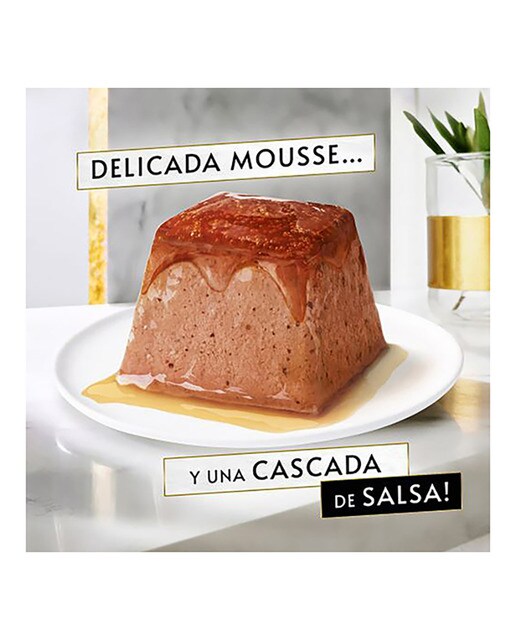 Comida húmeda para gatos adultos Purina Gourmet Revelations mousse salmón 4 x 57 g 3