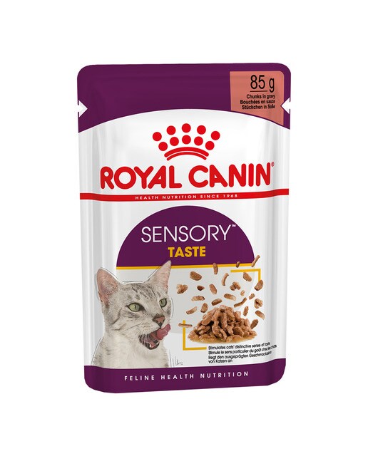Royal Canin - Comida húmeda para gatos adultos Royal Canin Sensory Taste 85 g