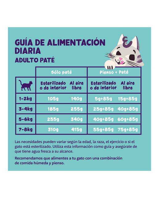 Comida húmeda para gatos adultos Edgard & Cooper paté salmón y pollo sin cereales 85 g 3