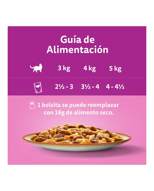 Comida húmeda para gatos adultos +1 año Whiskas Tasty Mix Colección Country en salsa 4 x 85 g 4