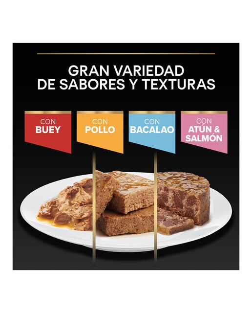 Comida húmeda para gatos adultos esterilizados Purina Pro Plan Maintenance carnes en salsa 10 x 85 g 4