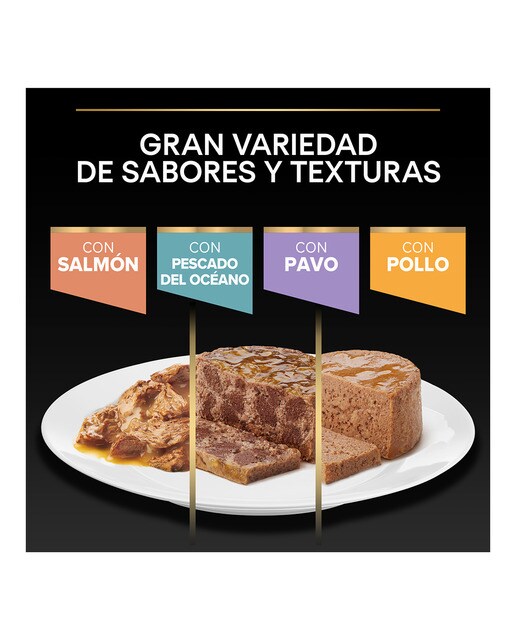 Comida húmeda para gatos adultos Purina Pro Plan Delicate Digestion pescado del océano en salsa 10 x 85 g 4