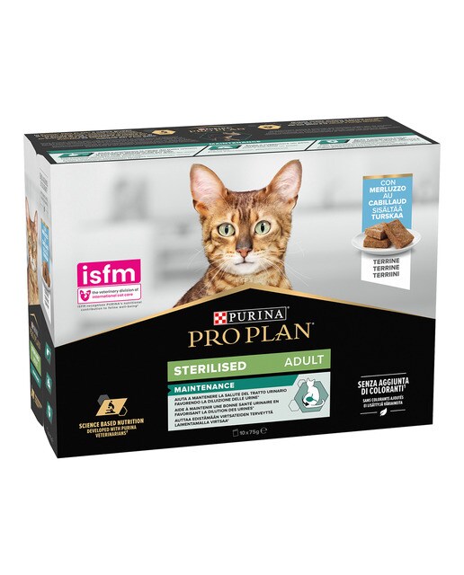 Purina Pro Plan - Comida húmeda para gatos adultos esterilizados Purina Pro Plan Maintenance mousse…