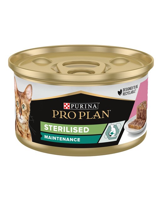 Purina Pro Plan - Comida húmeda para gatos adultos esterilizados Purina Pro Plan Maintenance mousse atún…