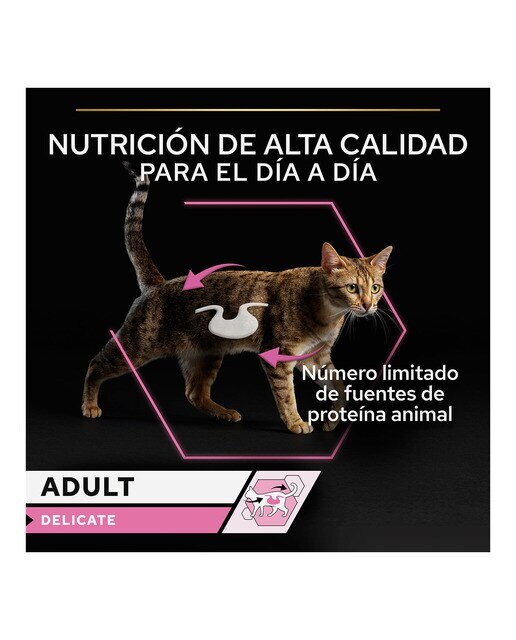 Comida húmeda para gatos adultos Purina Pro Plan Delicate pavo 85 g 2