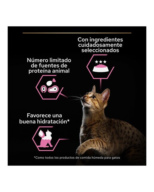 Comida húmeda para gatos adultos Purina Pro Plan Delicate pavo 85 g 3