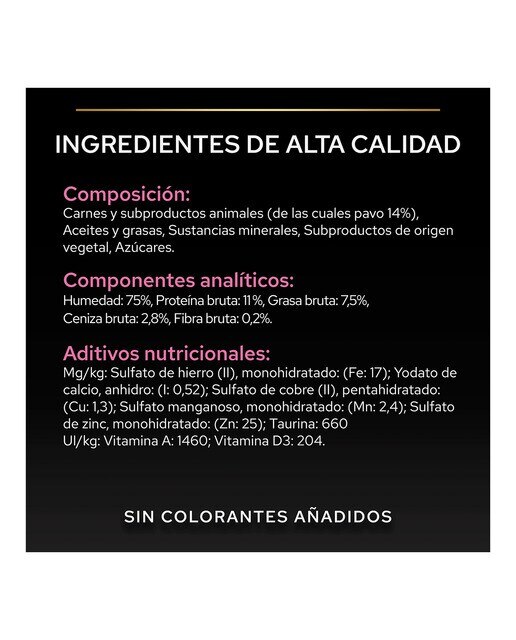 Comida húmeda para gatos adultos Purina Pro Plan Delicate pavo 85 g 5