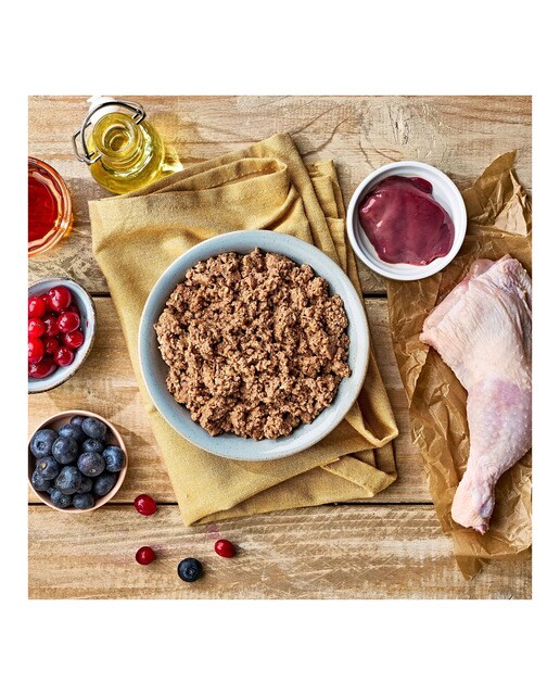 Comida húmeda para gatos sénior Naturo paté pollo 85 g 2