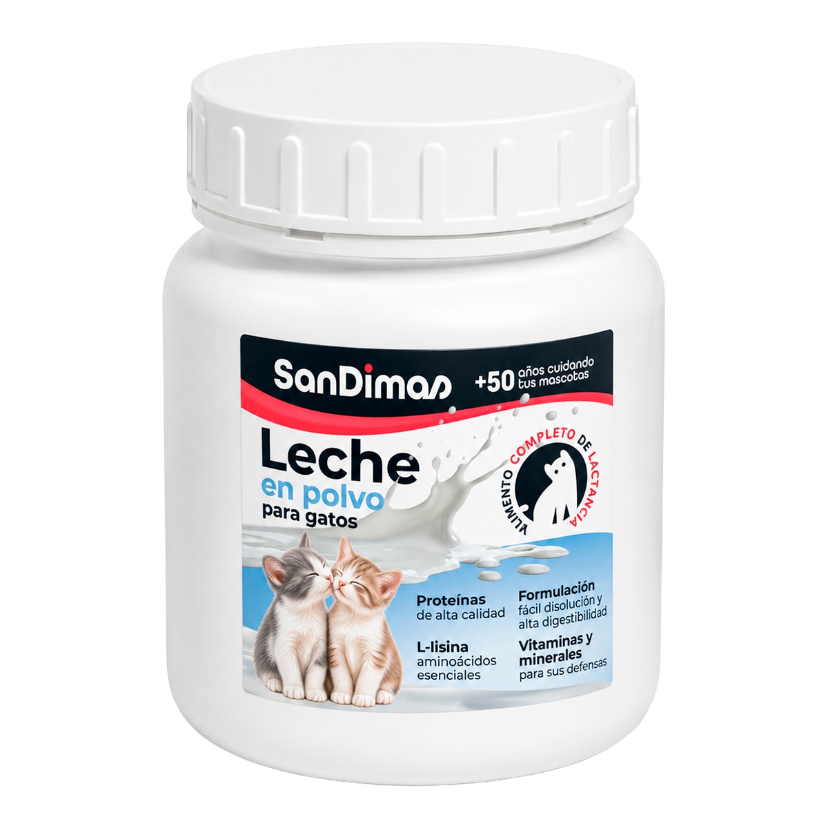 Imagen 0 de Leche maternizada en polvo para gatitos San Dimas 250 g