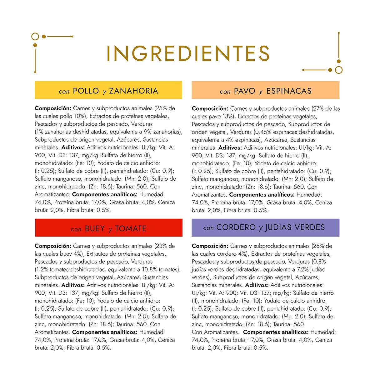 GOURMET Gold Tartelette comida húmeda para gatos surtido de carnes 8 latas 85 g 3