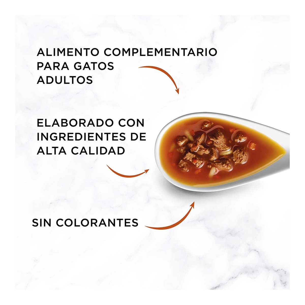 Comida húmeda para gatos adultos Gourmet Royale salmón con guarnición de arroz y zanahorias 45g 5