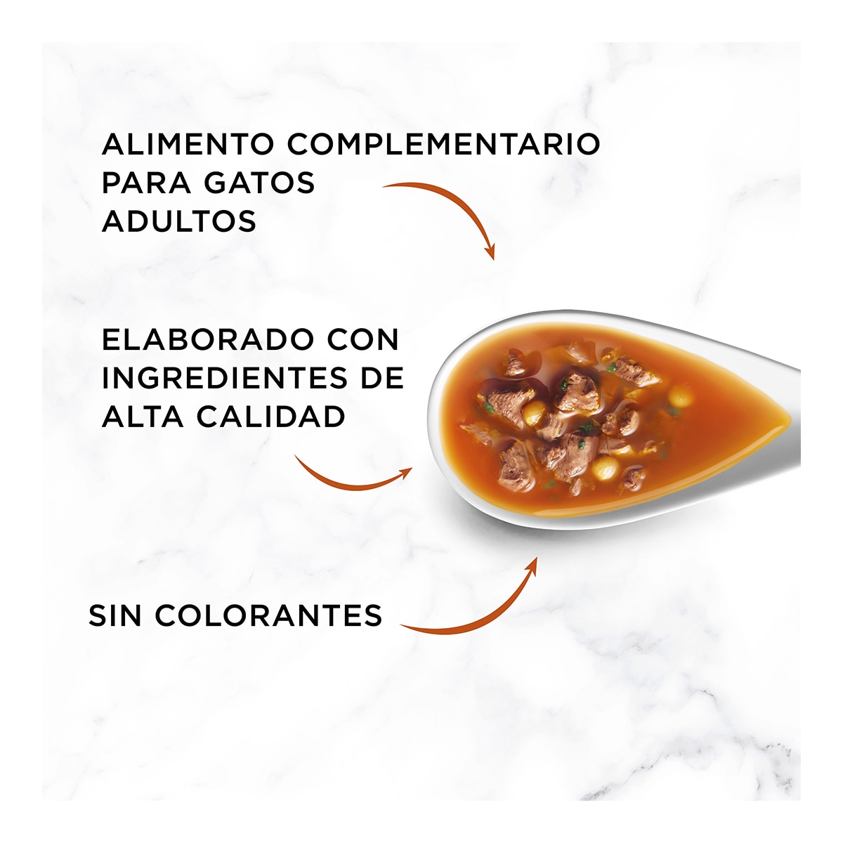 Comida húmeda para gatos adultos Gourmet Royale salmón, bacalao y solla 6 x 45g 5