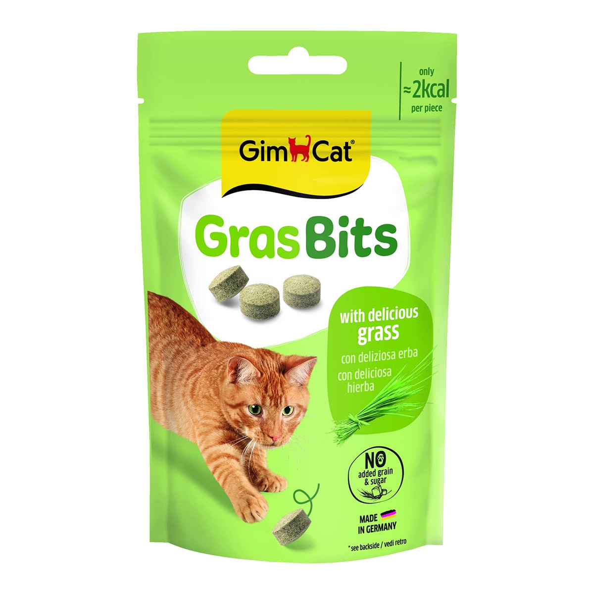 Imagen 0 de Snack para gatos Gimcat bocaditos de hierba gatera 50 g