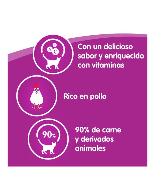 Snacks para gatos Whiskas pollo 3 sticks  x 6 g 8