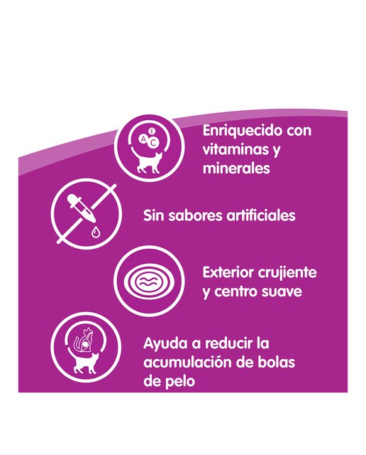 Snack para gatos Whiskas Anti-Hairball 50 g 7