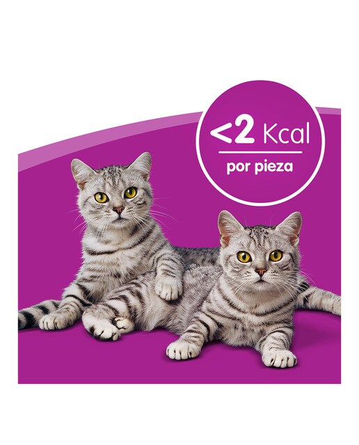 Snack para gatos adultos Whiskas Temptations pollo y queso 60 g 6