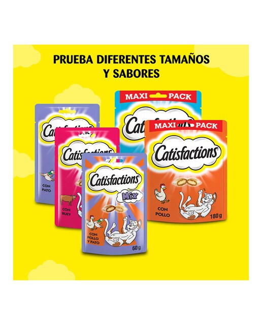 Snack para gatos adultos Catisfactions pollo 7