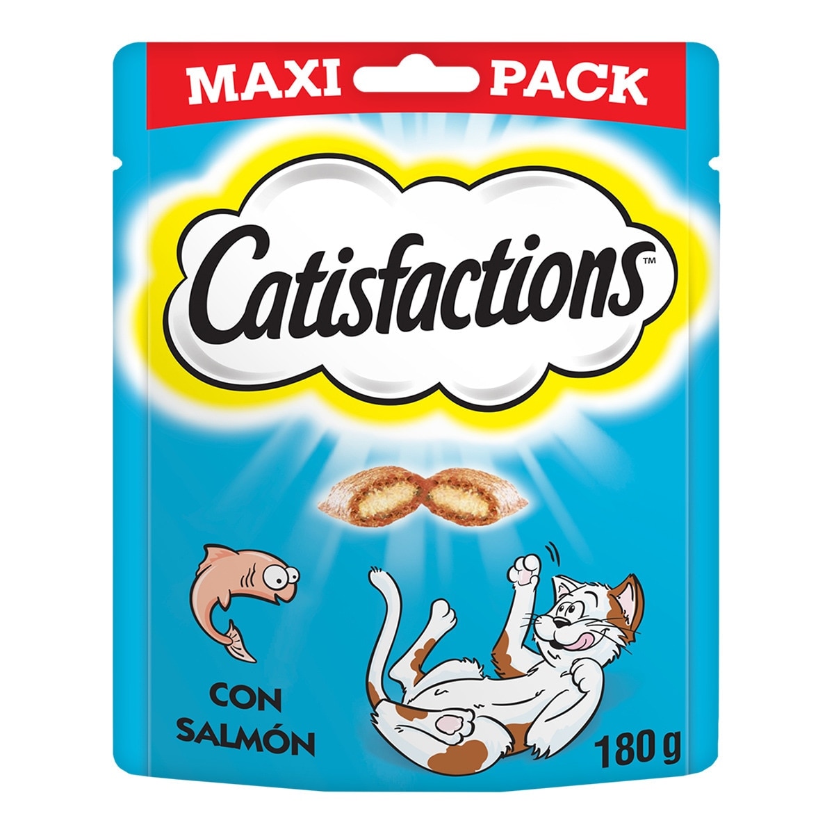Catisfactions - Snack para gatos adultos Catisfactions salmón.