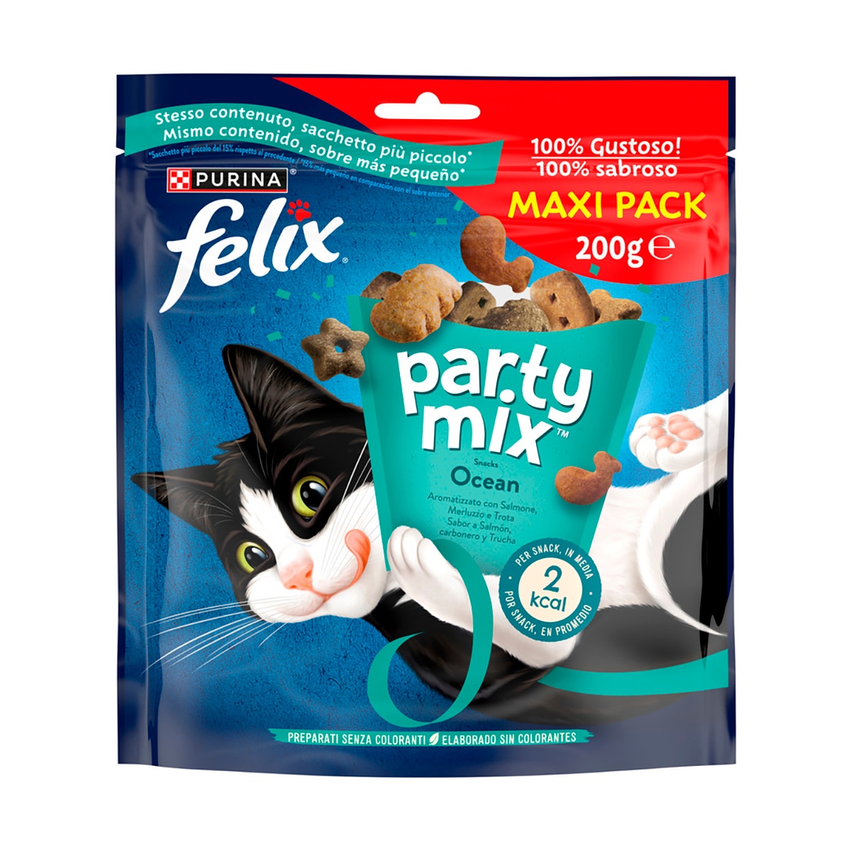 Imagen 0 de Snack para gatos adultos Félix Party Mix Ocean Mix