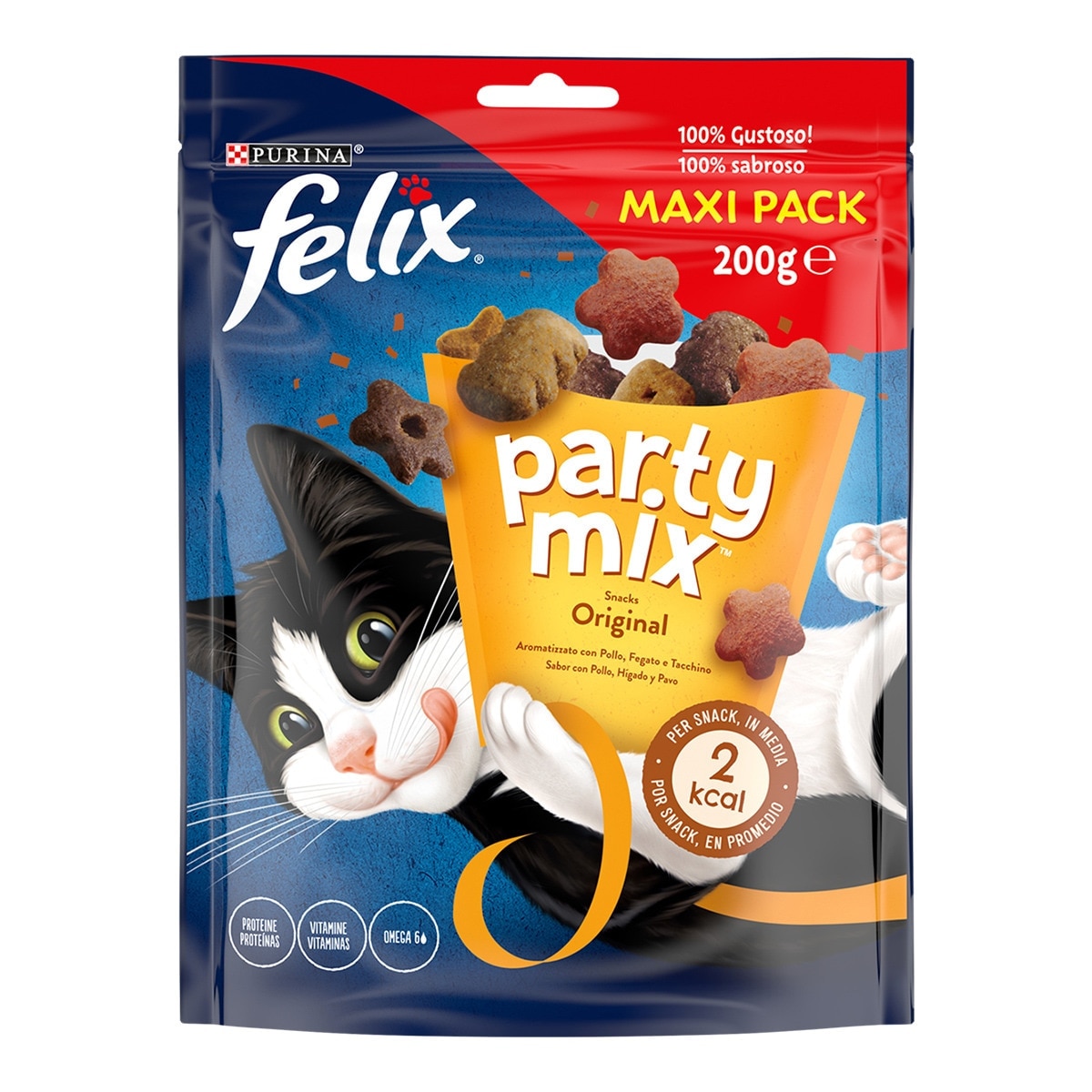 Imagen 0 de Snack para gatos adultos Felix Party Mix Original